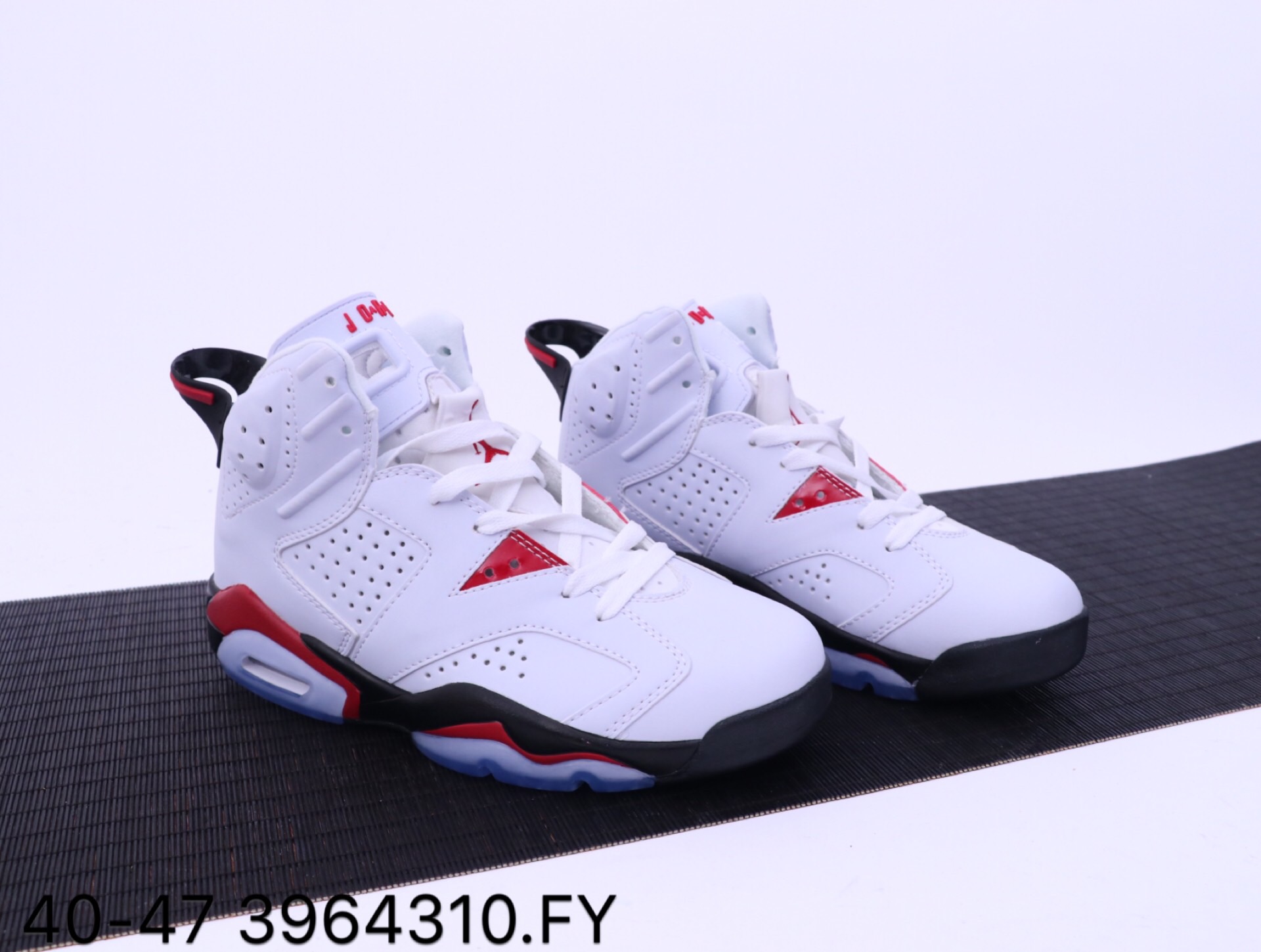 Air Jordan 6 Tinker White Red Black Shoes